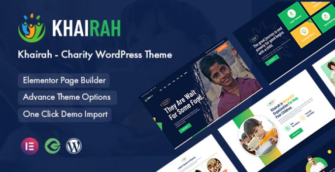 Khairah - Charity WordPress Theme