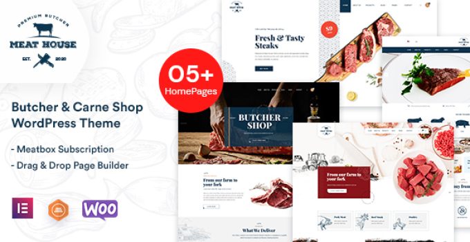 MeatHouse - Butcher Shop WordPress Theme