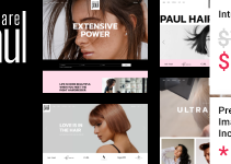 PaulHair - Hair Salon and Hairdresser Theme