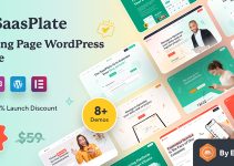 SaasPlate - Landing Page WordPress Theme