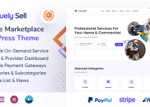 Truelysell - On Demand Service Booking Marketplace WordPress Theme
