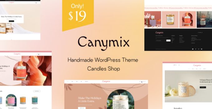 Canymix - Candle Handmade Shop WordPress WooCommerce Theme