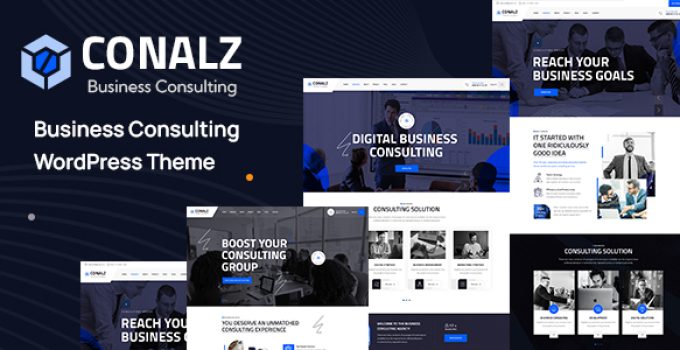 Conalz - Business Consulting WordPress Theme