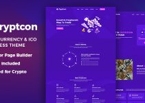 Cryptcon | ICO, Bitcoin And Crypto Currency WordPress Theme