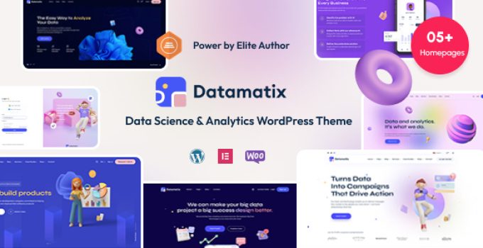 Datamatix - Data Science & Analytics WordPress Theme