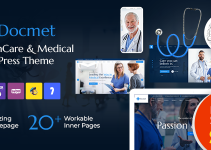 Docmet - HealthCare and Medical WordPress Theme