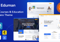 Eduman – Education & Online Courses WordPress Theme
