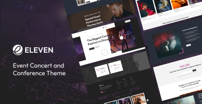 Eleven - Music Concert Event WordPress Theme