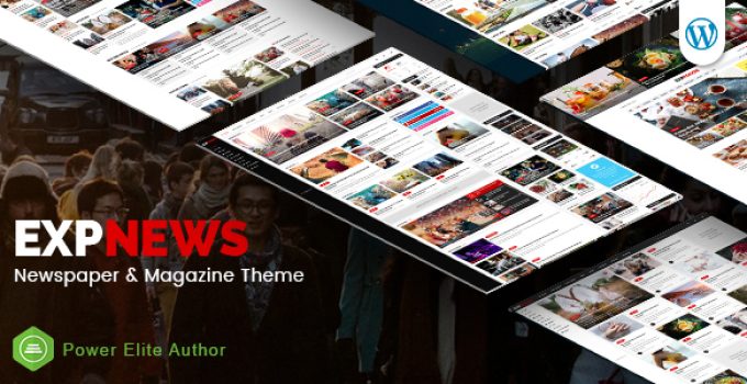 ExpNews - Newspaper and Magazine WordPress Theme