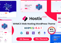 Hostix - Hosting WHMCS WordPress Theme