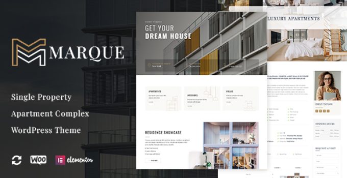 Marque - Single Property and Apartment WordPress Theme