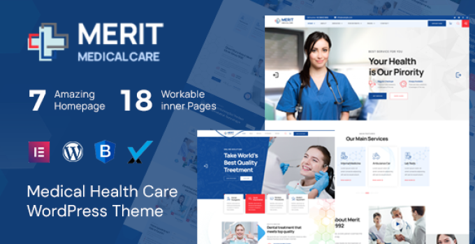 Merit - Health & Medical WordPress Theme