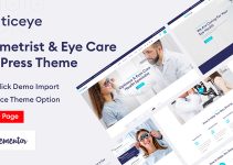 Opticeye - Optometrist & Eye Care WordPress Theme