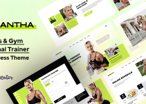 Samantha - Fitness WordPress Theme