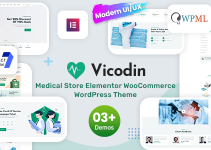 Vicodin - Medical Store WordPress Theme