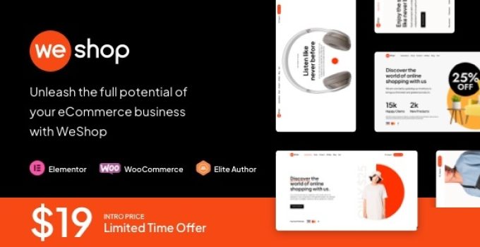 WeShop - Multipurpose WooCommerce Theme