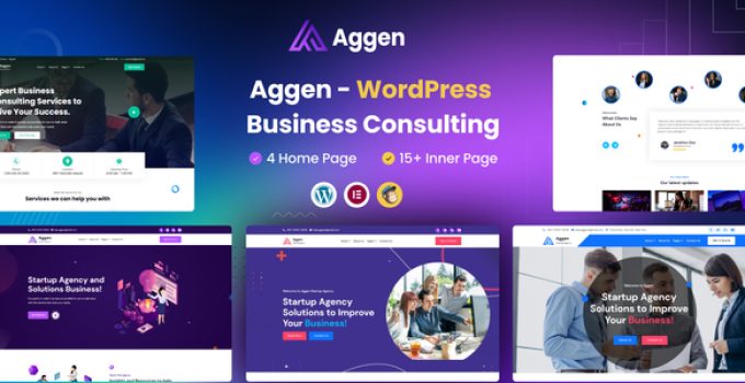 WordPress Corporate Business Consulting Theme