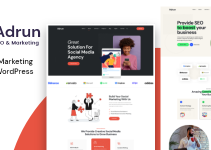 Adrun - Seo & Marketing Agency WordPress Theme
