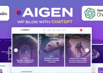 Aigen - AI Inspired WordPress Blog Theme