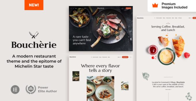 Boucherie - Steakhouse Restaurant and Café WordPress Theme
