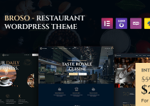 Broso - Restaurants & Cafes WordPress Theme
