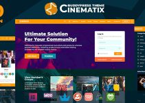 Cinematix - BuddyPress Nouveau Membership Theme