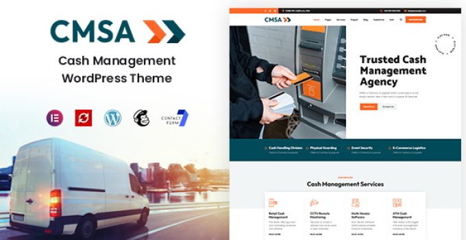 CMSA - Cash Management WordPress Theme