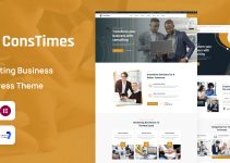 ConsTimes - Consulting Business WordPress Theme