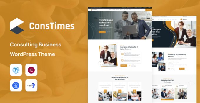 ConsTimes - Consulting Business WordPress Theme