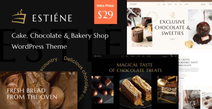 Estiene - Sweets & Bakery WordPress Theme