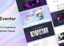 Eventor - Meetup Conference WordPress Landing Page
