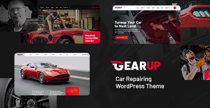 GearUp - Car Repairing WordPress Theme