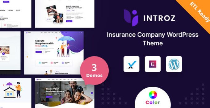 Introz - Insurance WordPress Theme