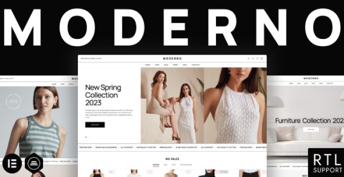 Moderno – Fashion & Furniture Store WooCommerce Theme