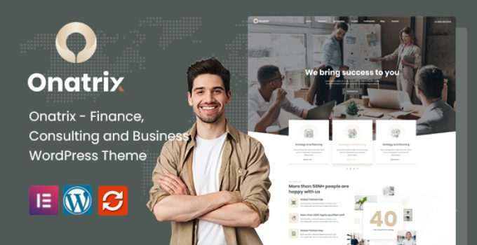 Onatrix - Finance, Consulting and Business WordPress Theme