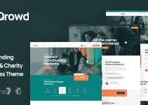 Qrowd - Crowdfunding Projects & Charity WordPress Theme