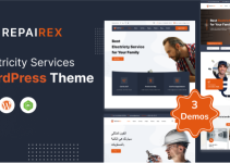 Repairex - Electricity Services WordPress Theme