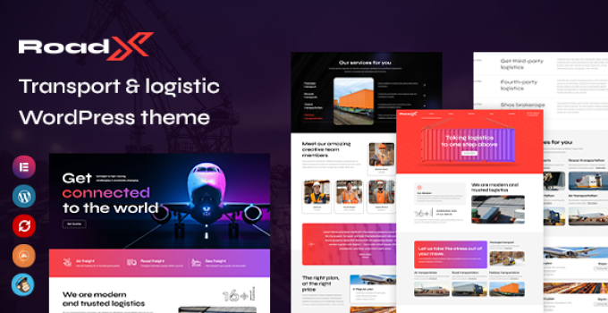 Roadx - Movers and Logistics Services WordPress Theme