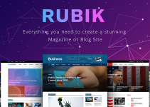 Rubik - A Perfect Theme for Blog Magazine Website