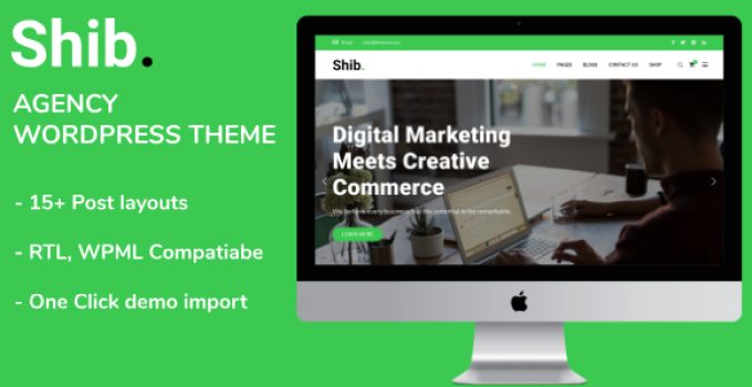 Shib - Multipurpose WordPress Theme