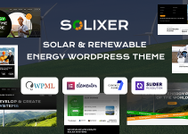 Solixer - Ecology & Solar Energy WordPress Theme