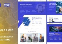 SunPower - Solar and Wind Energy WordPress Theme