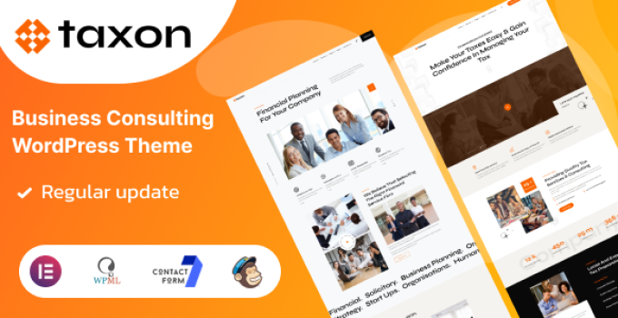 Taxon - Business Consulting WordPress Theme