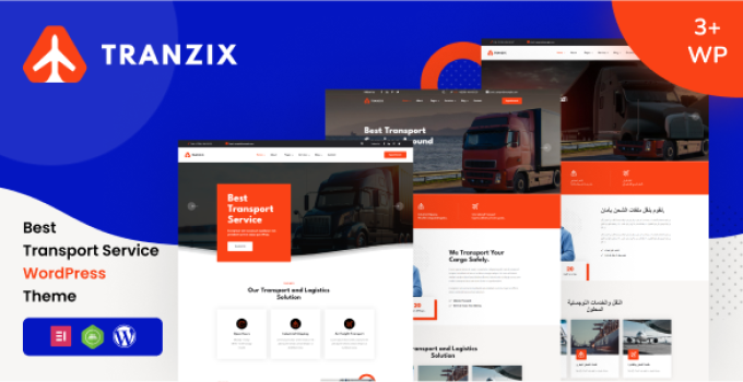 Tranzix- Logistics & Transportation WordPress Theme