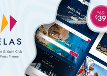 Velas - Yacht Club & Boat Rental WordPress Theme