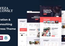 Vezaconslt - immigration and Visa Consulting WordPress Theme