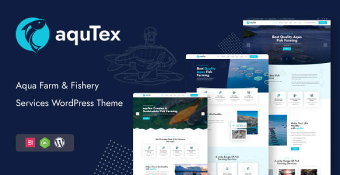 Aqutex - Aqua Farm & Fishery Services WordPress Theme