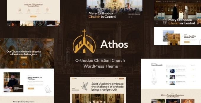 Athos - Orthodox Christian Church WordPress Theme