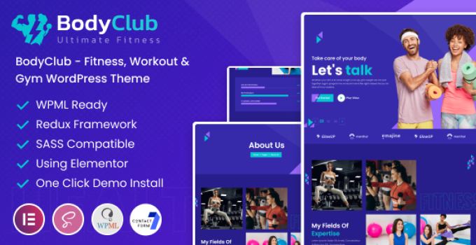 BodyClub - Fitness, Workout & Gym WordPress Theme