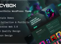 Cybox - NFT PortFolio WordPress Theme